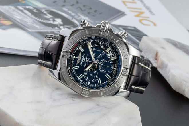 Thumbnail von Breitling Chronomat 44 Chronograph Stahl Automatik Ref. AB011511/BF70 B&P 2017