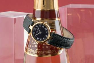 Thumbnail von Cartier Vendome must de Cartier Vendome SM 925 Silber vergoldet Damenuhr Ref. 84978913