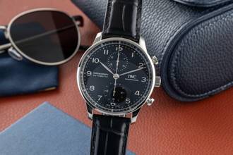 Thumbnail von IWC Portugieser Chronograph Automatik Stahl Ref. IW371609 B&P 2021