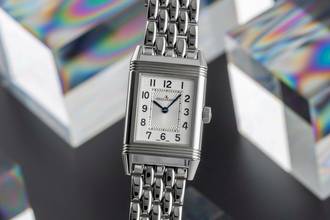Thumbnail von Jaeger-LeCoultre Reverso Lady Stahl Handaufzug Damenuhr Ref. Q2608140 B&P 2022
