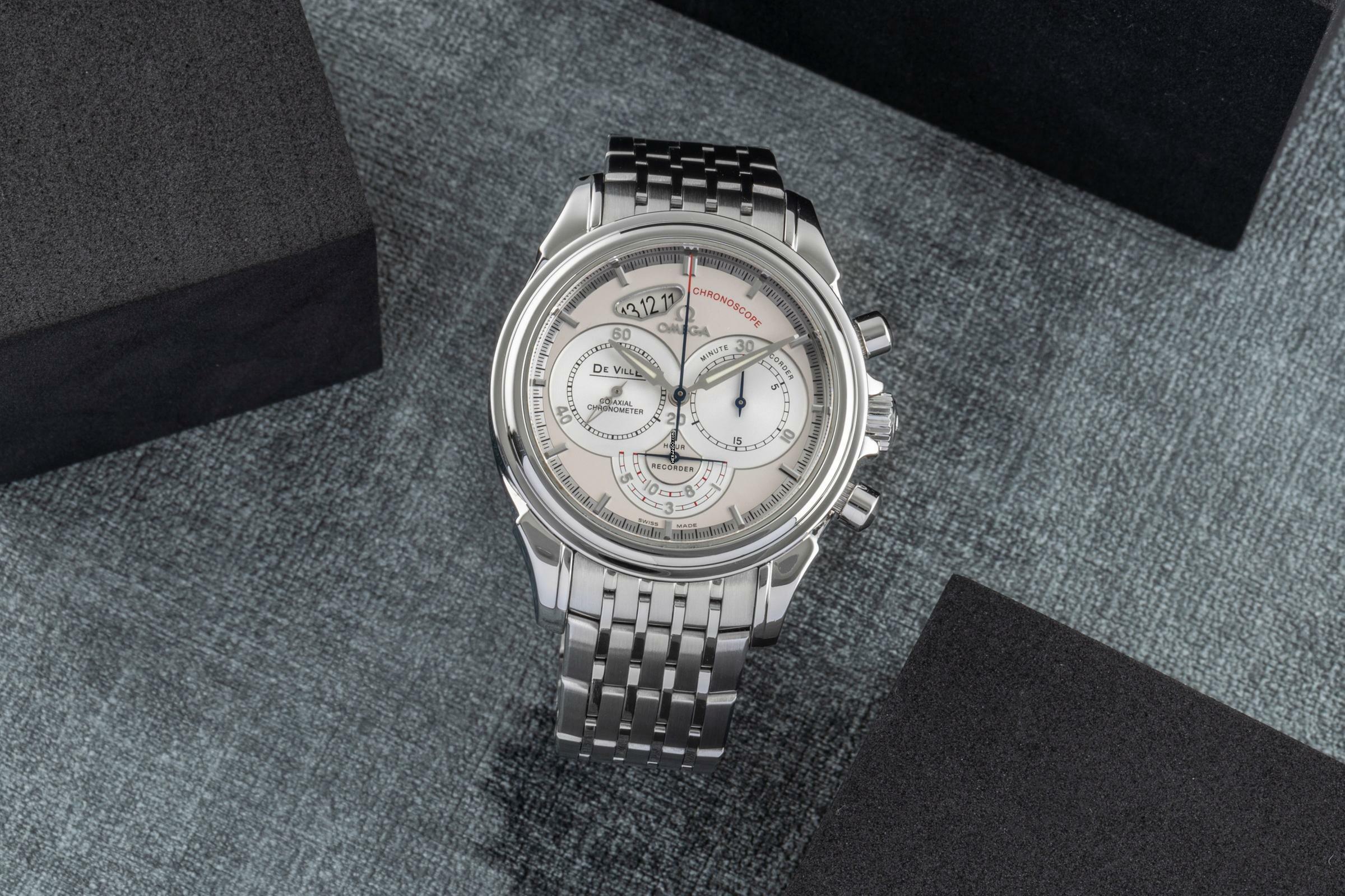 Thumbnail von Omega De Ville Chronograph Stahl Automatik Herrenuhr Ref. 4550.30.00