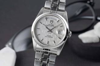 Thumbnail von Tudor Prince Date Day Linen Dial Edelstahl Automatik Herren Ref. 76200