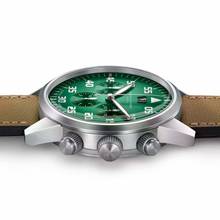 Thumbnail von Maurice de Mauriac Chrono Modern Stahl “Big Date” Smaragd Grün optional in schwarz