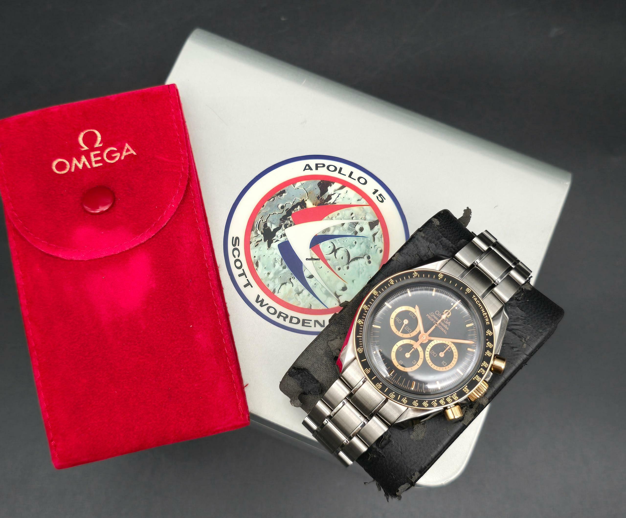 Thumbnail von Omega Speedmaster Apollo 15 3366.51.00 35th Anniversary Scott Worden Irwin Very Good Box No Papers 2006