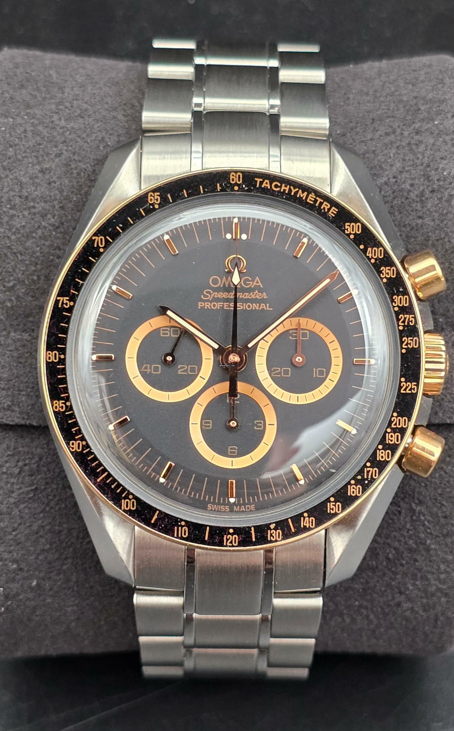  Omega Speedmaster Apollo 15 3366.51.00 35th Anniversary Scott Worden Irwin Very Good Box No Papers 2006 