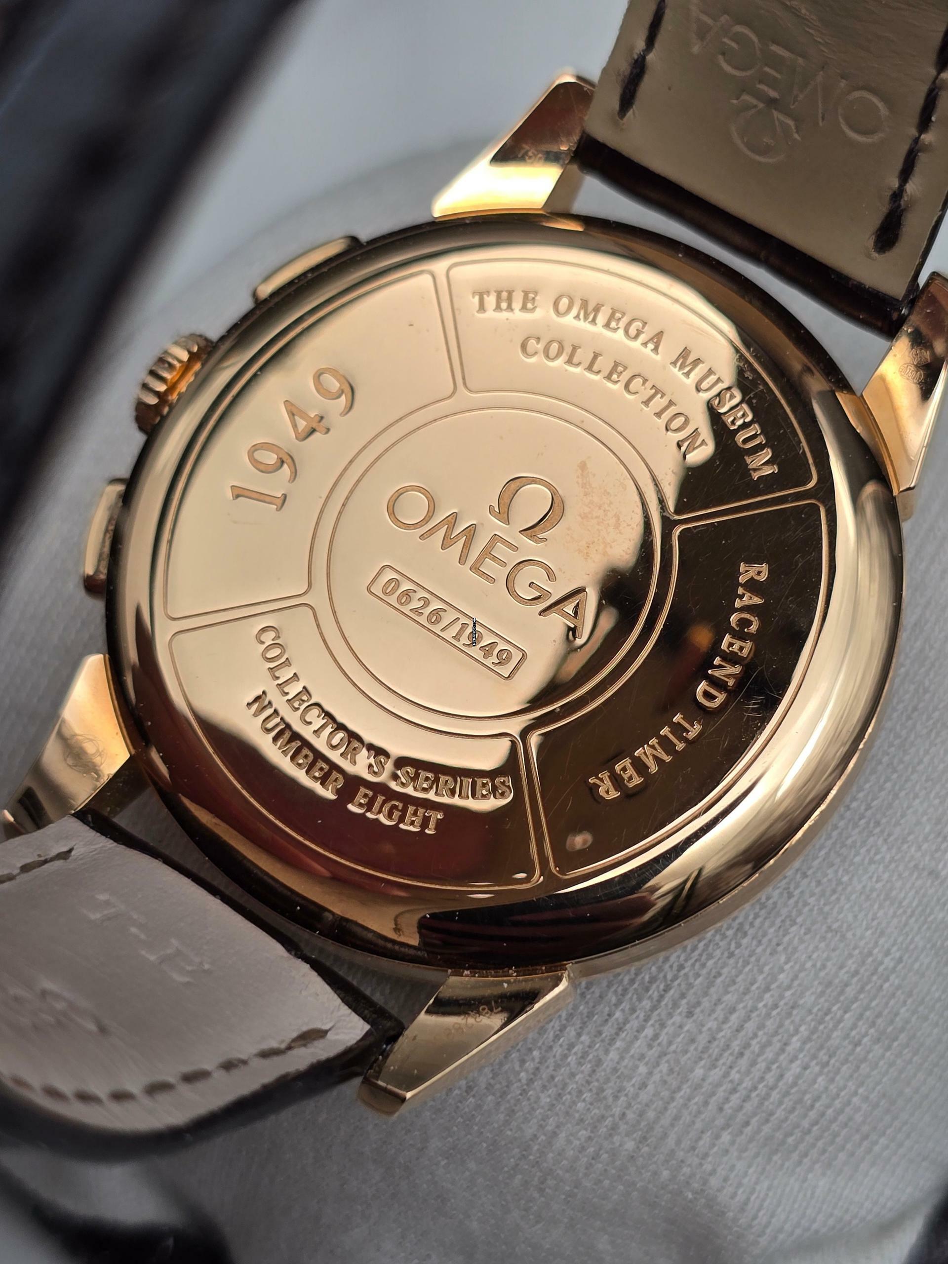 Thumbnail von Omega Museum Collection 516.53.39.50.02.001 Racend Timer Limited Edition 1949 Like New Box Only