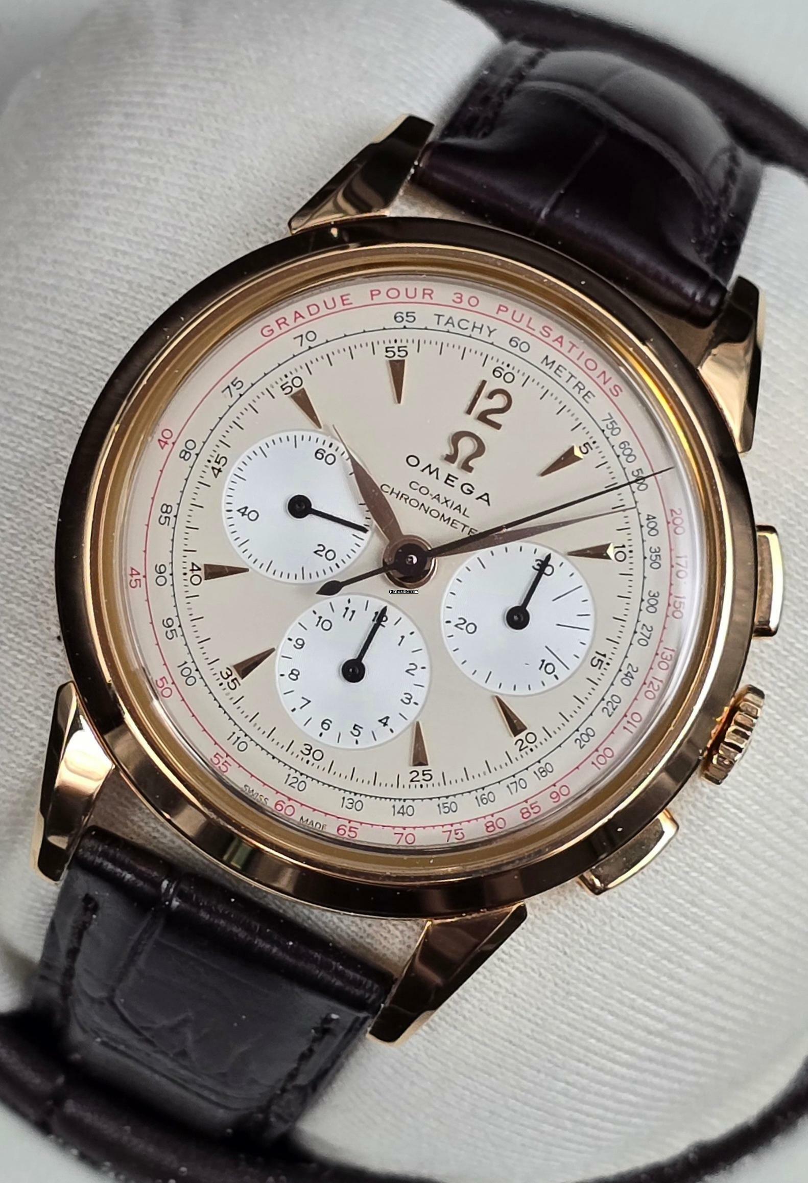  Omega Museum Collection 516.53.39.50.02.001 Racend Timer Limited Edition 1949 Like New Box Only 