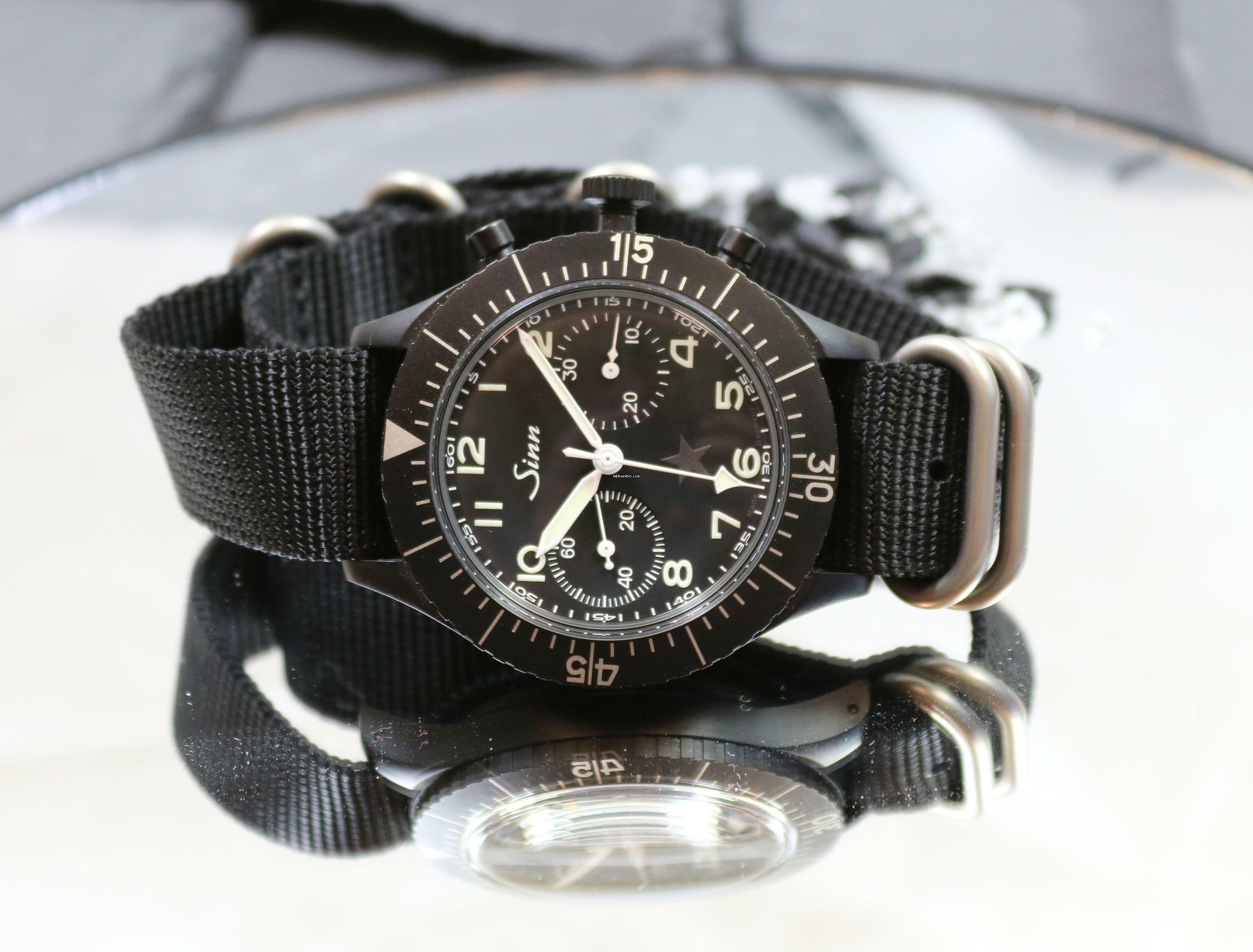 Thumbnail von Sinn 155 S Revolution II Limited Edition Full Set tegimentiert schwarz Hartstoff beschichtet