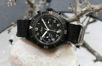 Thumbnail von Sinn 155 S Revolution II Limited Edition Full Set tegimentiert schwarz Hartstoff beschichtet