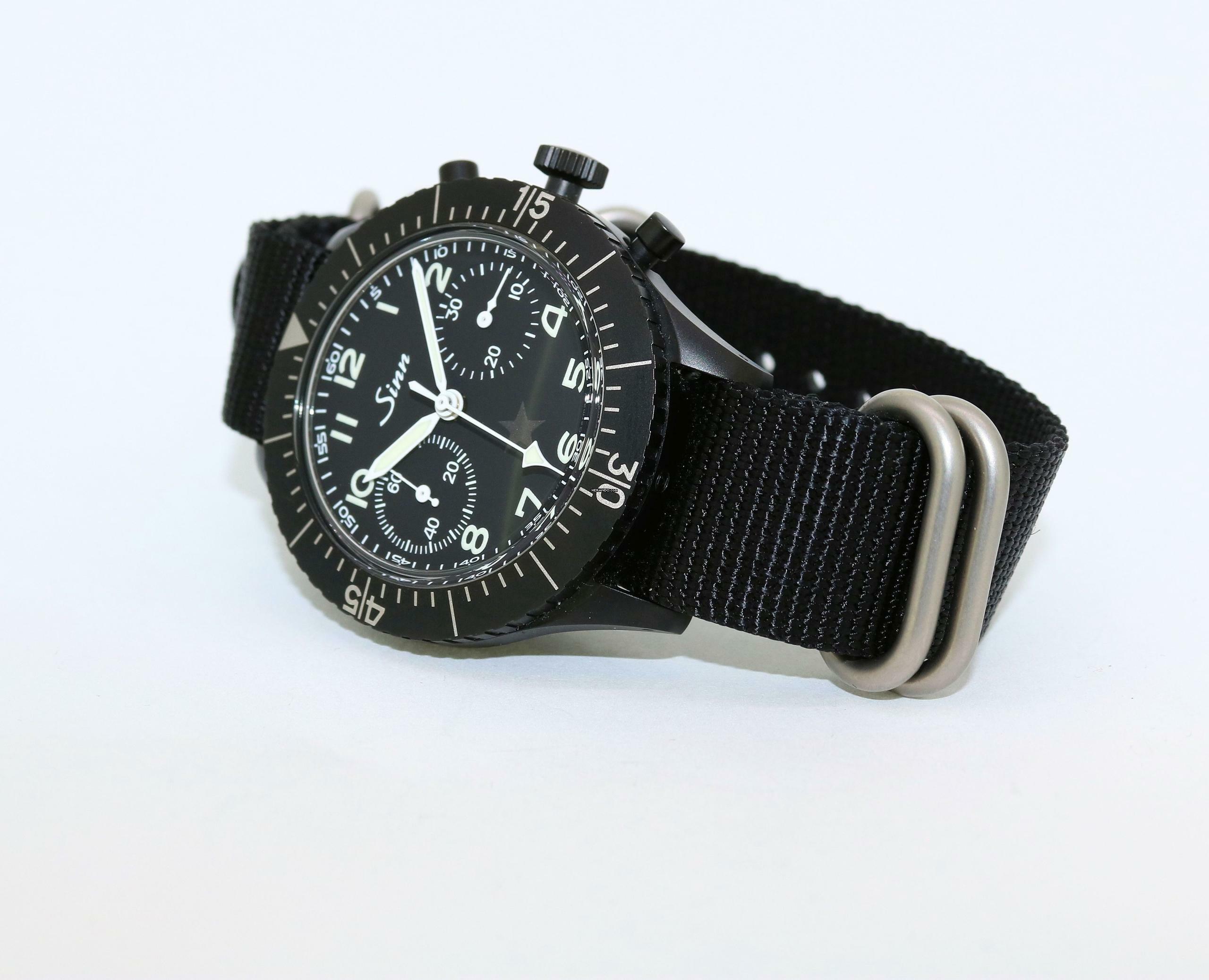 Thumbnail von Sinn 155 S Revolution II Limited Edition Full Set tegimentiert schwarz Hartstoff beschichtet