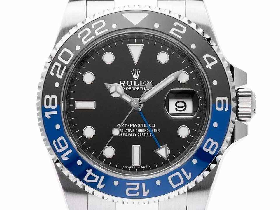  Rolex GMT-Master II Batman Ref.116710BLNR 2018 Full Set wie Neu Vintage GMT Master II Batman 