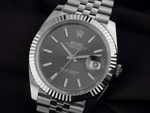 Thumbnail von Rolex Datejust 41 Rhodium Ref.126334 2021 Full Set wie Neu Datejust Rhodium Stahl 18kt Weißgold