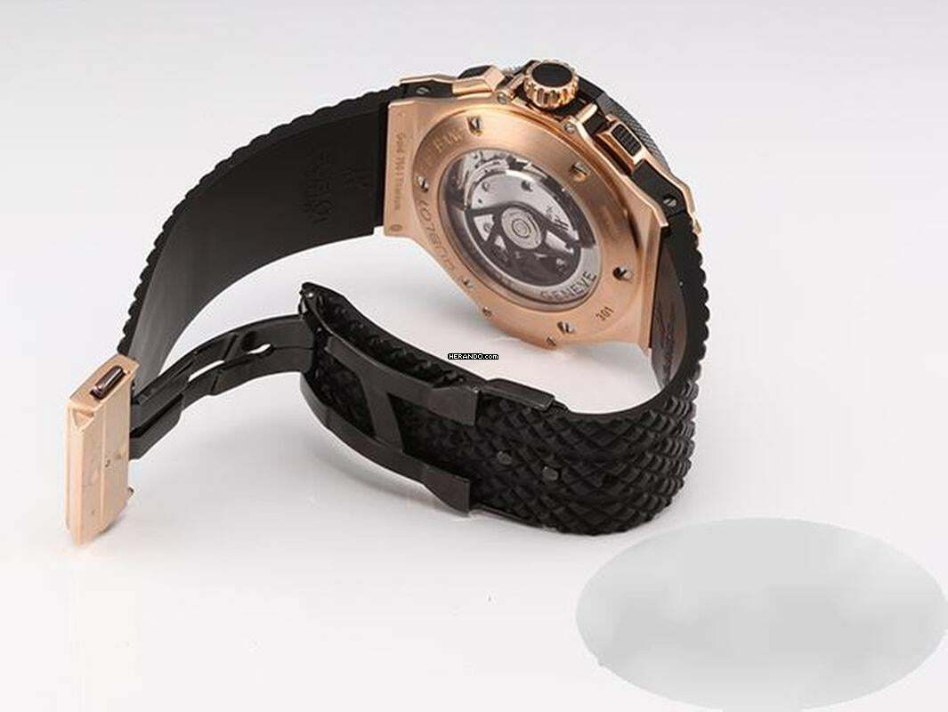 Thumbnail von Hublot Big Bang 44 mm Chronograph 301.pb.131.rx Rosegold 750 Keramik Herren 18kt Rose Gold Black Dial