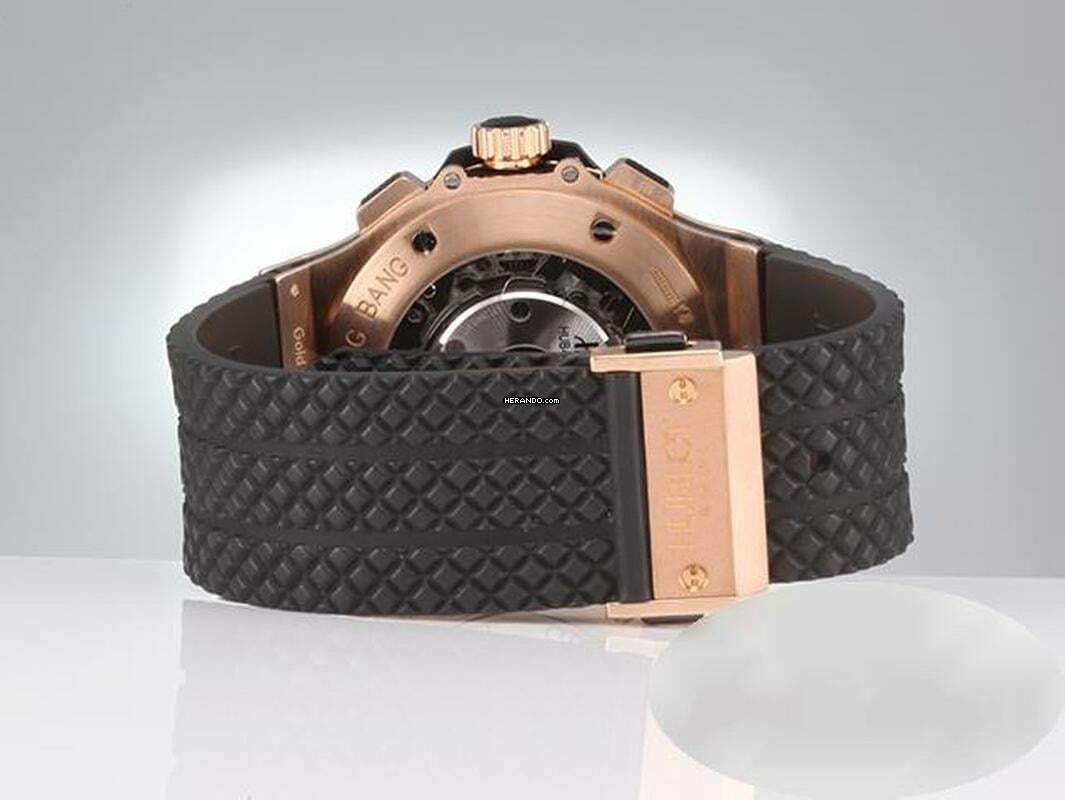 Thumbnail von Hublot Big Bang 44 mm Chronograph 301.pb.131.rx Rosegold 750 Keramik Herren 18kt Rose Gold Black Dial