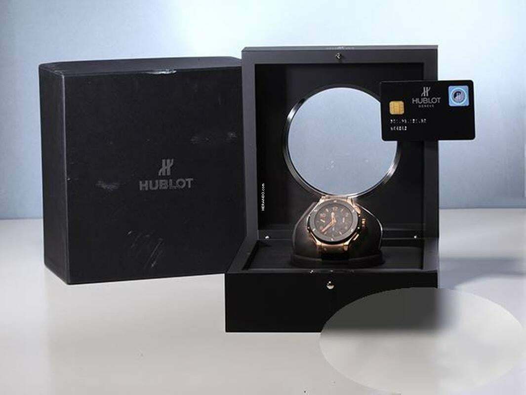 Thumbnail von Hublot Big Bang 44 mm Chronograph 301.pb.131.rx Rosegold 750 Keramik Herren 18kt Rose Gold Black Dial
