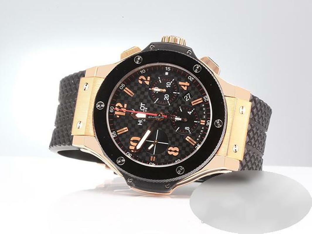 Thumbnail von Hublot Big Bang 44 mm Chronograph 301.pb.131.rx Rosegold 750 Keramik Herren 18kt Rose Gold Black Dial
