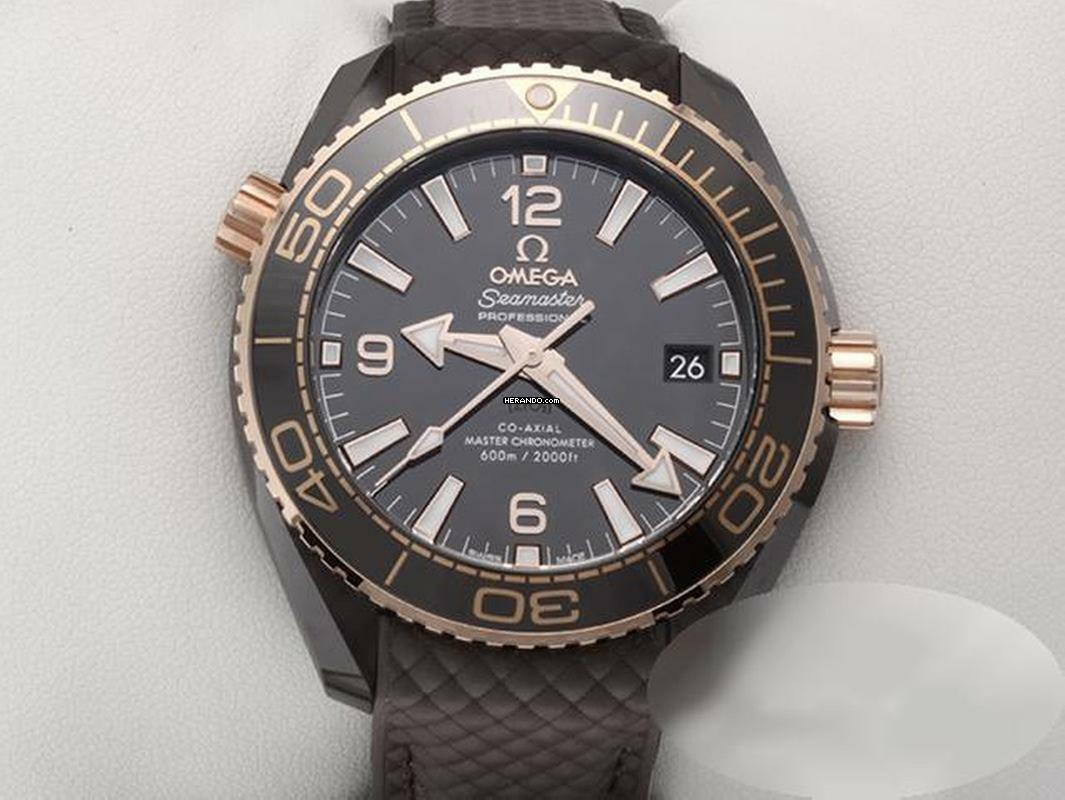  Omega Seamaster Planet Ocean Deep Brown 215.62.40.20.13.001 2022 Keramik 18kt Rose Gold 