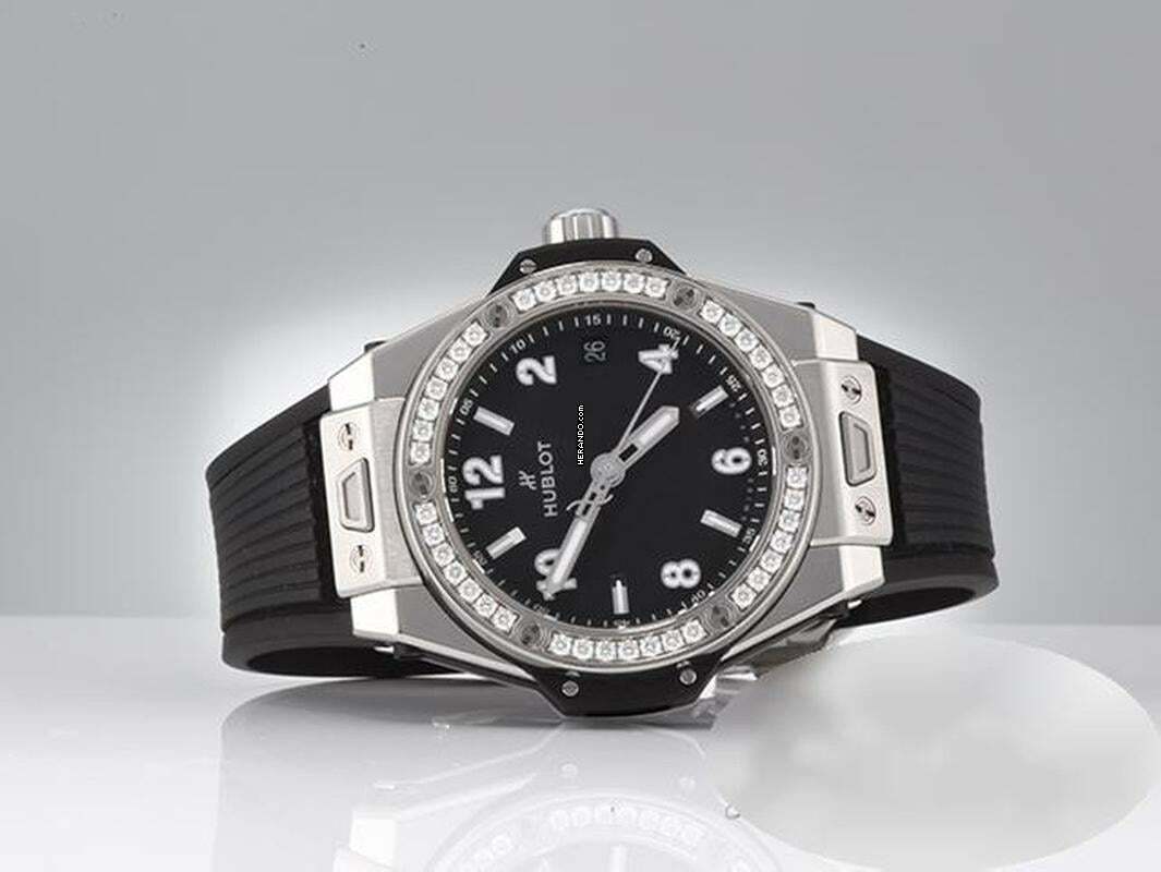 Thumbnail von Hublot Big Bang One Click 39mm 465.sx.1170.rx.1204 Stahl Diamanten Automatik Black Dial