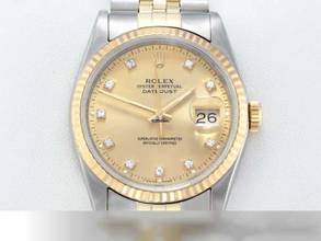 Thumbnail von Rolex Datejust 36 36mm 16233 Edelstahl Gelbgold 750 Automatik Stainless Steel 18kt Yellow Gold Jubilé-band Chronometer Oyster