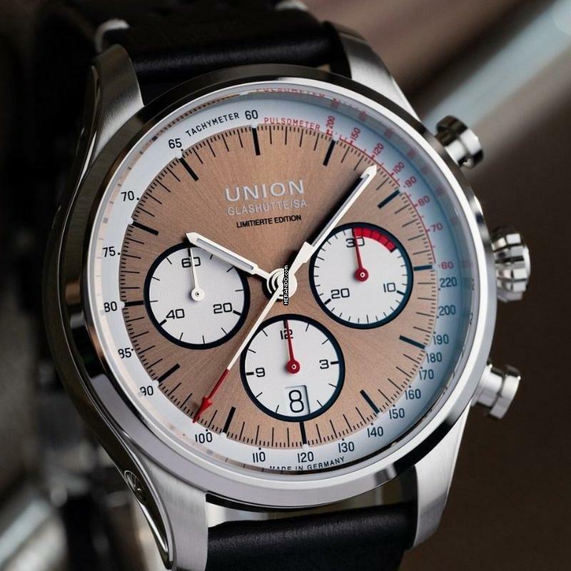  Union Glashütte Belisar Chronograph Limited Edition Silvretta Classic 2024 NEW FULL SET 