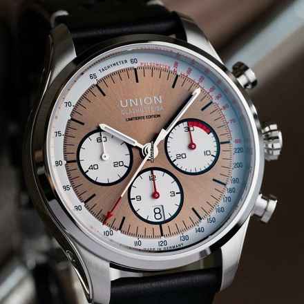  Union Glashütte Belisar Chronograph Limited Edition Silvretta Classic 2024 NEW FULL SET 