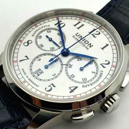  Union Glashütte 1893 Johannes Dürrstein Edition Chronograph NEW FULL SET 