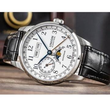  Union Glashütte 1893 Johannes Dürrstein Edition Mondphase NEW FULL SET 