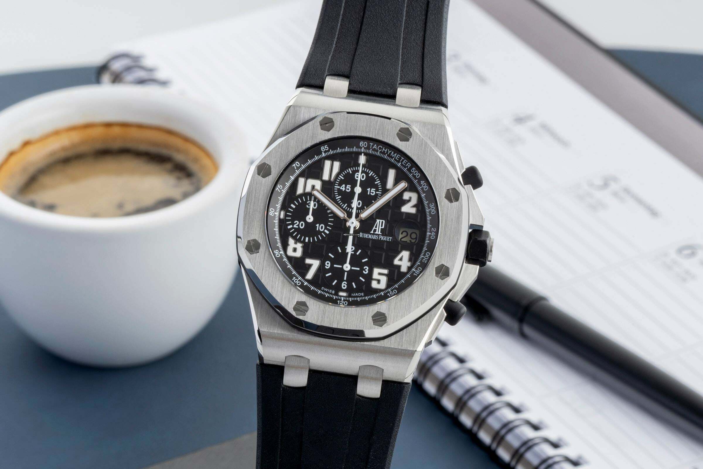 Thumbnail von Audemars Piguet Royal Oak Offshore Chronograph Stahl Automatik Ref. 26020ST