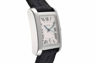 Thumbnail von Cartier Tank Française Edelstahl Automatik Herrenuhr Ref. W5101755 B&P 2003