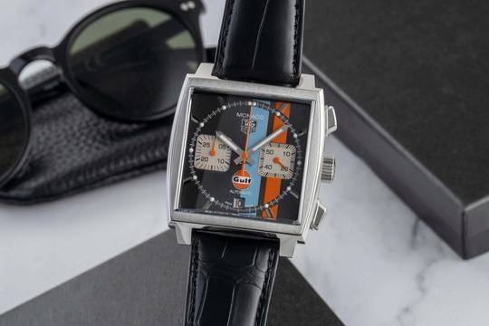  TAG Heuer Monaco Calibre 12 Gulf Edition Ref. CAW2113.FC6250 Limited 