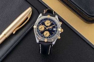 Thumbnail von Breitling Chronomat Chronograph Stahl / Gold Automatik Herrenuhr Ref. B13050.1