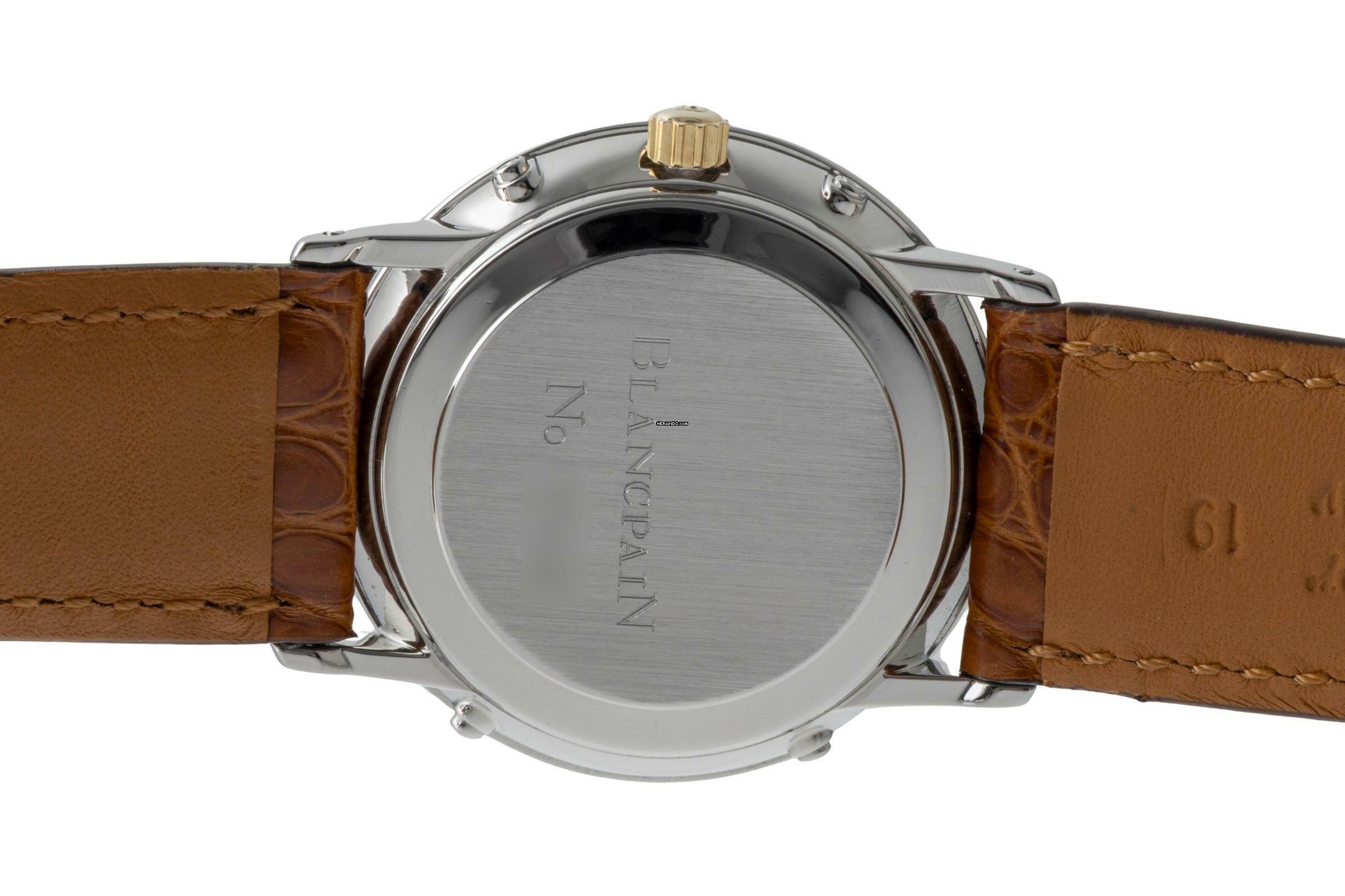 Thumbnail von Blancpain Villeret Moonphase Triple Calendar Moonphase Stahl Automatik Ref. 6595