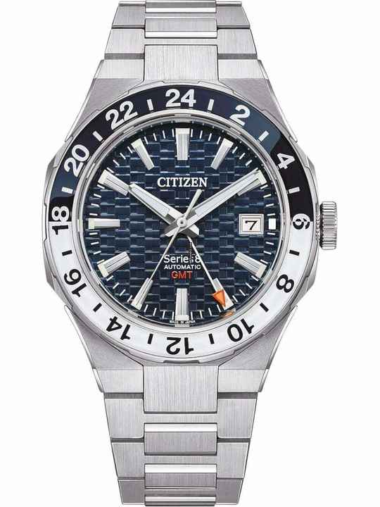  Citizen NB6034-58L Herrenuhr Series 8 GMT Automatik 41mm 10ATM 