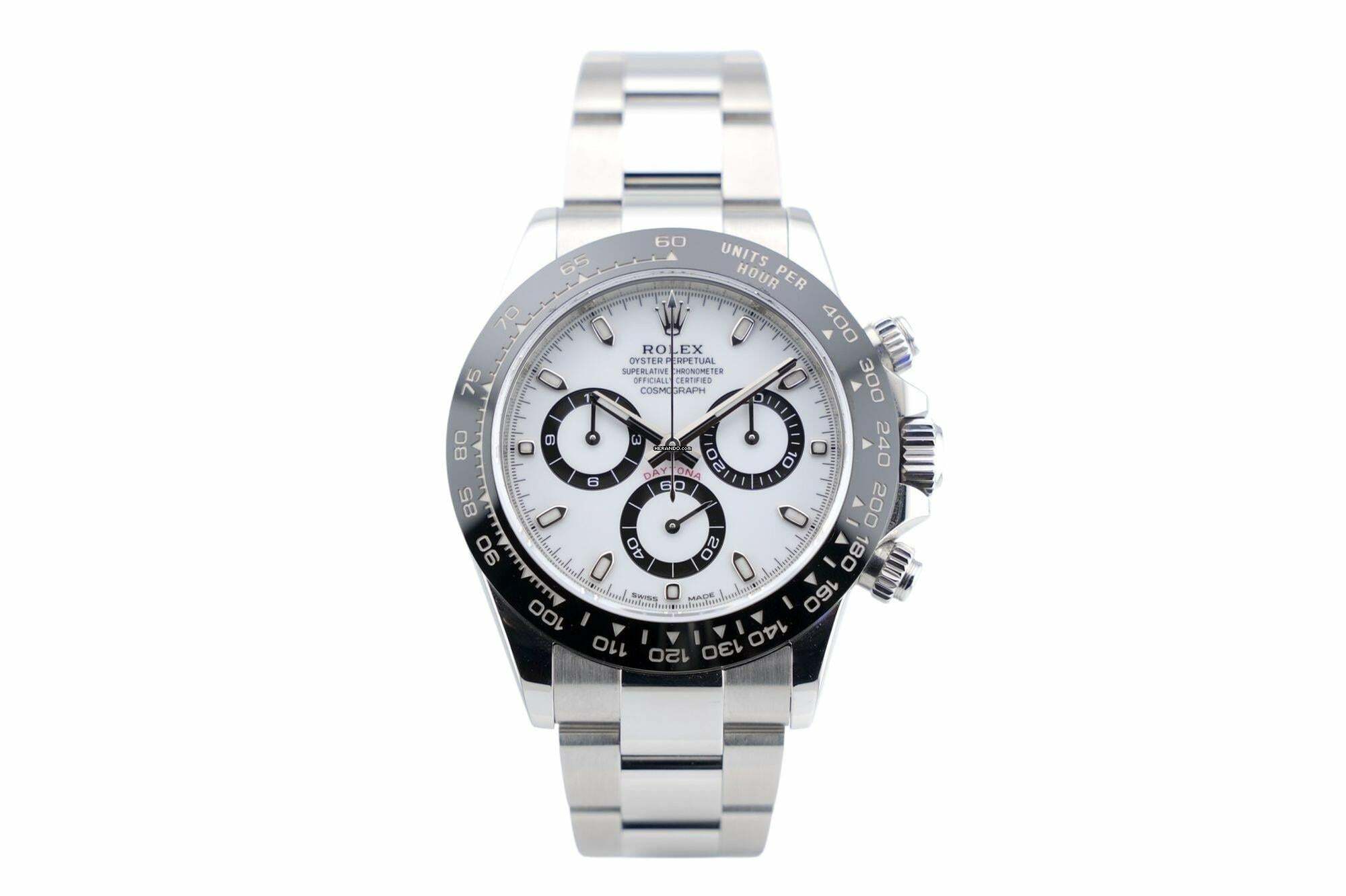  Rolex Daytona 40MM Panda - White Dial - Ceramic Bezel 116500LN 