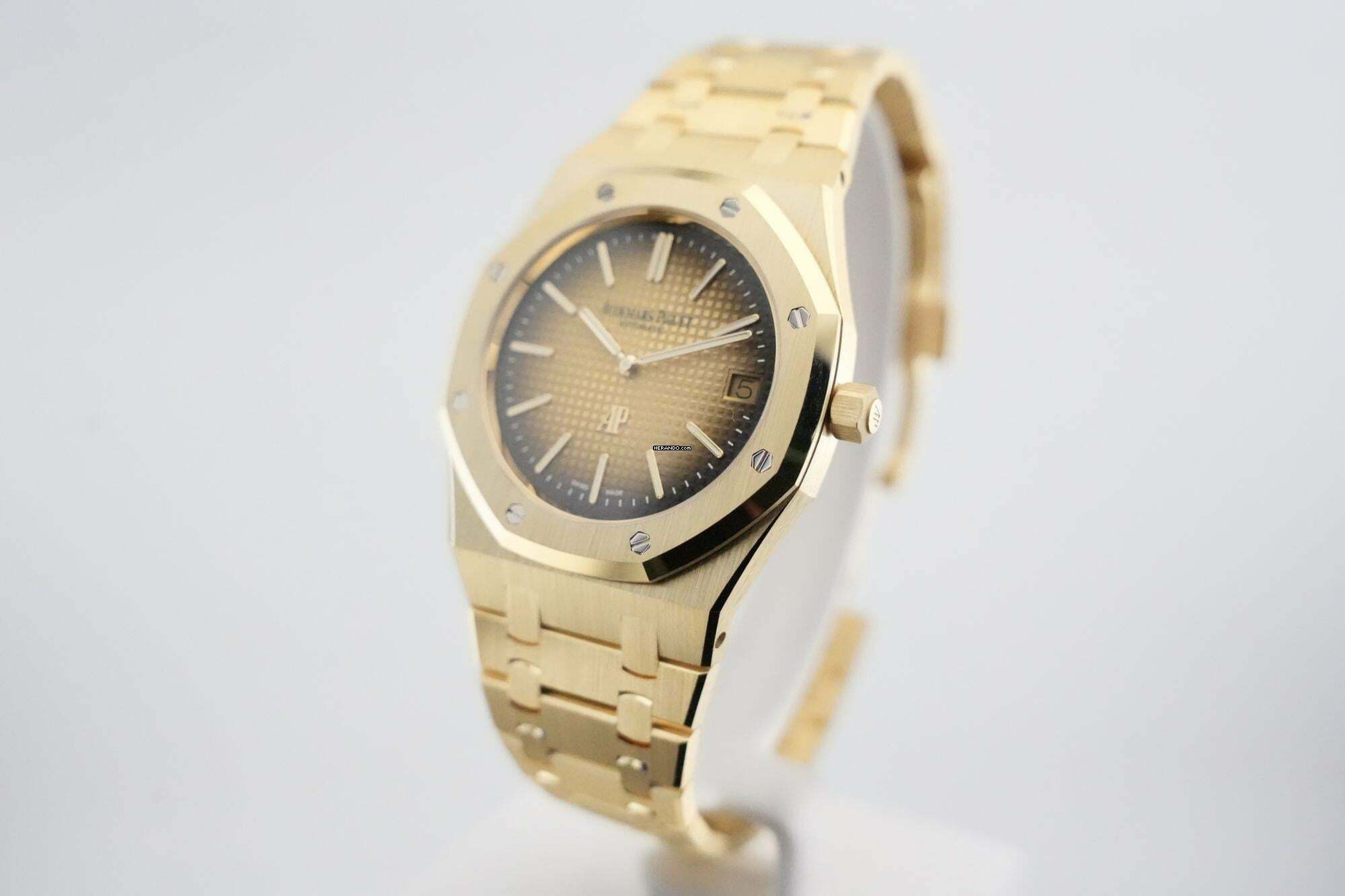Thumbnail von Audemars Piguet Royal Oak Jumbo 39mm Smoke Dial Yellow Gold 16202BA.OO.1240BA.02