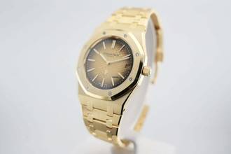 Thumbnail von Audemars Piguet Royal Oak Jumbo 39mm Smoke Dial Yellow Gold 16202BA.OO.1240BA.02
