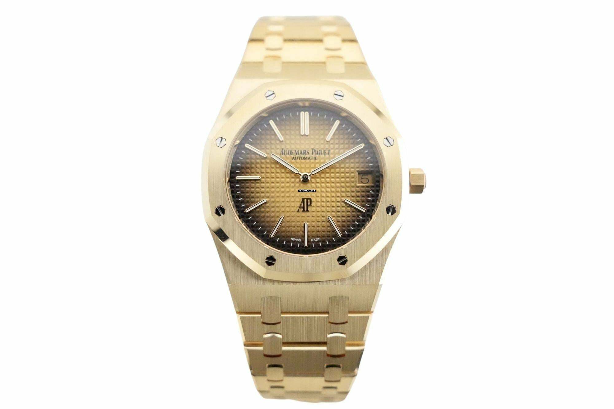 Thumbnail von Audemars Piguet Royal Oak Jumbo 39mm Smoke Dial Yellow Gold 16202BA.OO.1240BA.02