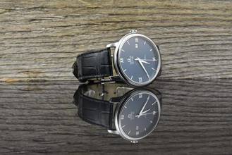 Thumbnail von Omega De Ville Prestige Co Axial 424.13.40.20.03.001 Blue Dial - B&P