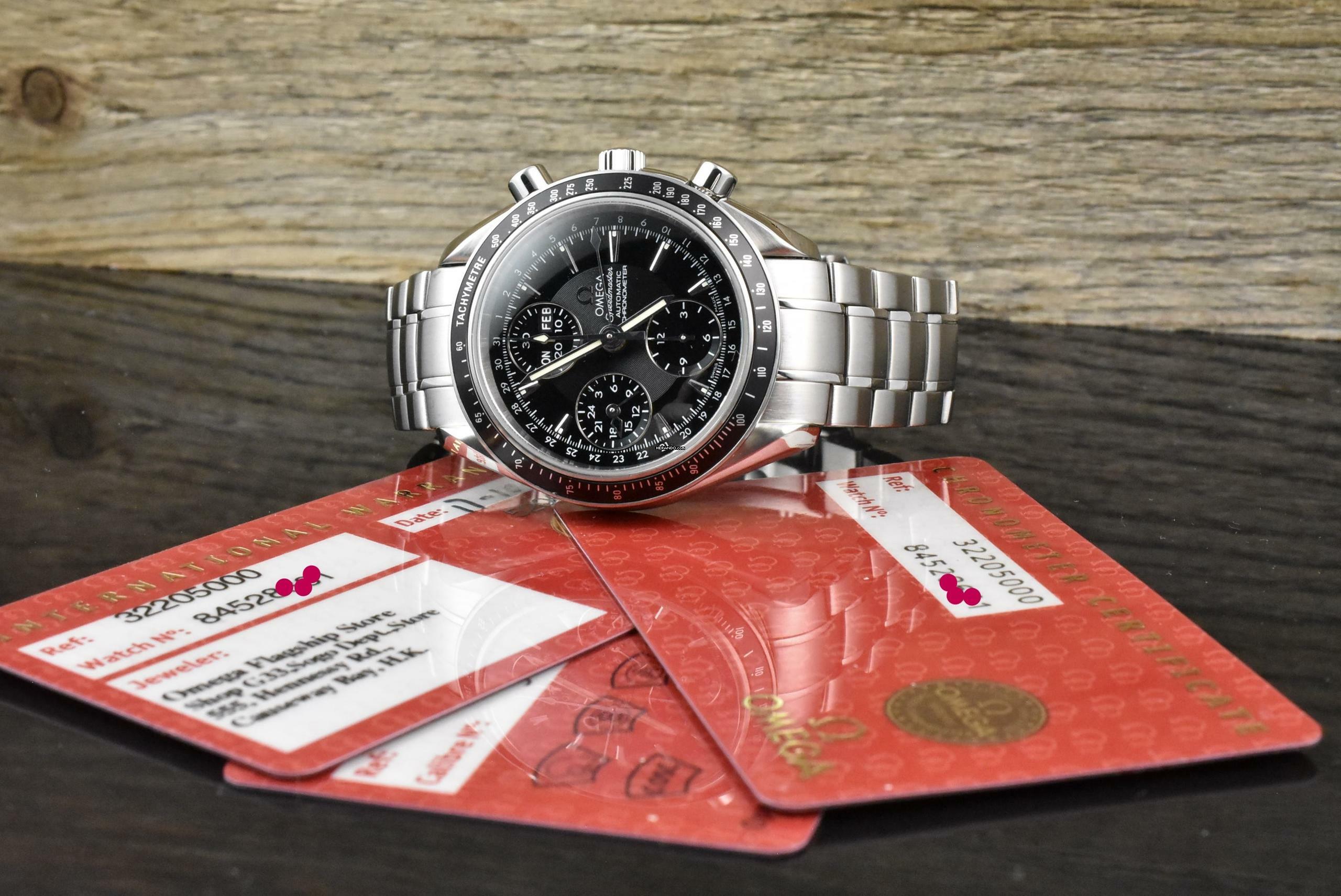 Thumbnail von Omega Speedmaster Day Date 40 Day Date 32205000 Black Dial - Zertifikate