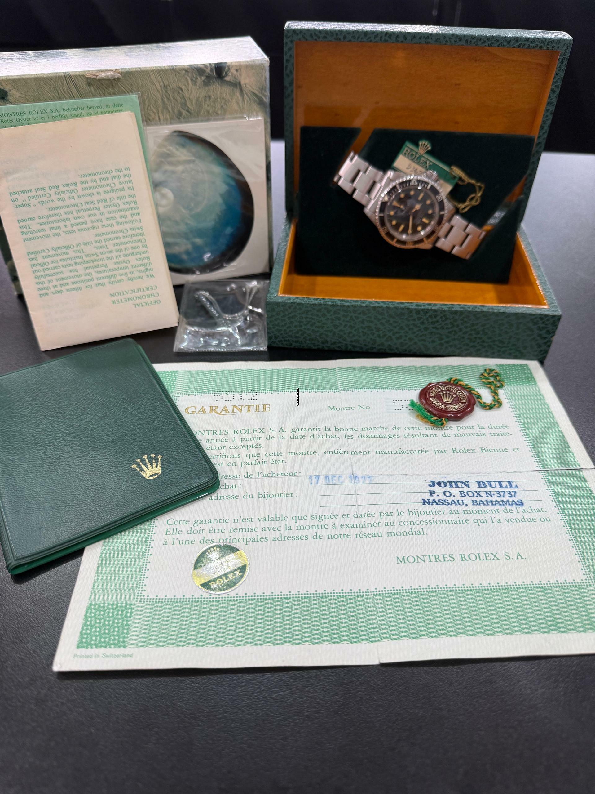 Rolex Submariner (No Date) 5512 Submariner Maxi MK1 Full set!