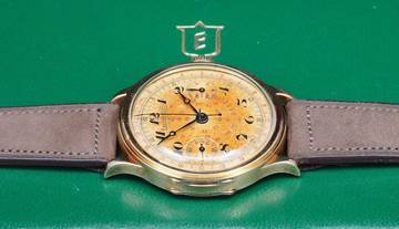 Thumbnail von Eberhard & Co. Extra-Fort STUNNING PINK GOLD PRE EXTRA-FORT BREGUET DIAL RARE VINTAGE