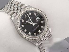 Thumbnail von Rolex Datejust 36 126284 Rbr 2025 Stahl Weissgold 750 Diamanten Stainless Steel 18kt White Gold Black Dial Jubilé-band Chronometer Oyster