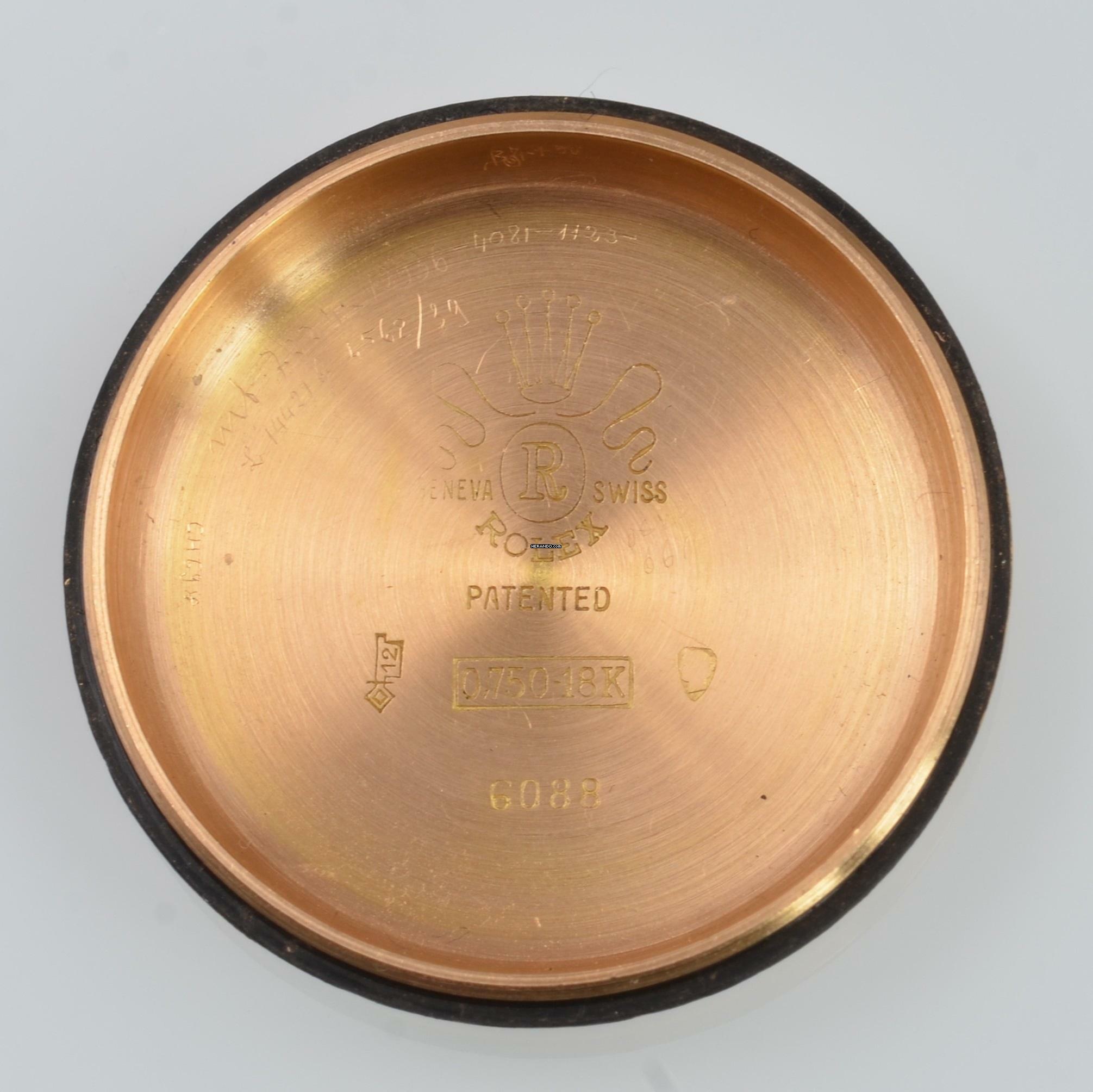 Thumbnail von Rolex Oyster Perpetual 6088 Bubbleback OCC by Joyeria Riviera rose gold 18KT 1950