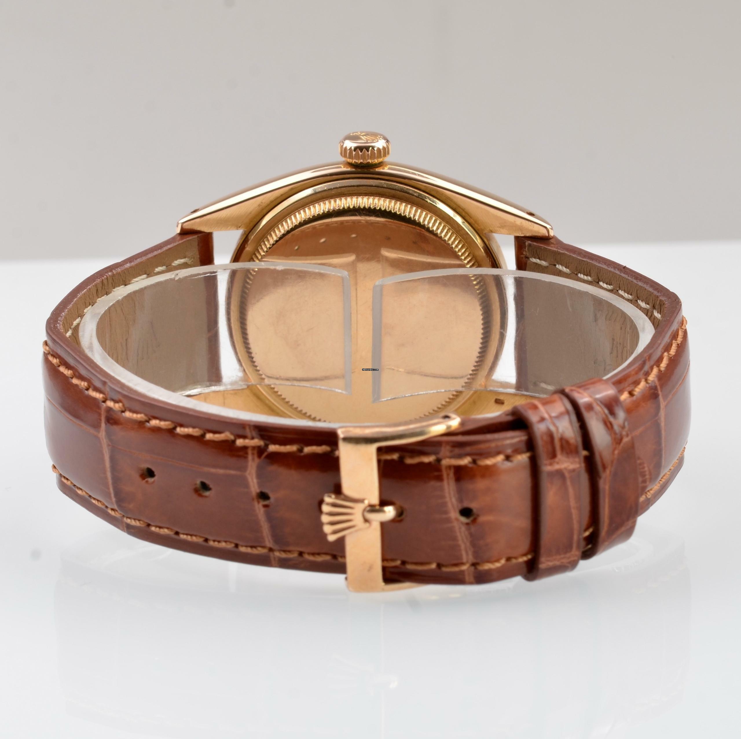 Thumbnail von Rolex Oyster Perpetual 6088 Bubbleback OCC by Joyeria Riviera rose gold 18KT 1950