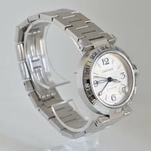 Thumbnail von Cartier Pasha C 2377 GMT Meridian 36MM silver dial Automatic