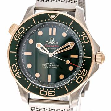  Omega Seamaster Diver 300 M Bronze On Titan – 210.90.42.20.10.001 – NEW – 08/2025 Full Set 