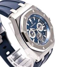 Thumbnail von Audemars Piguet Royal Oak Offshore Chronograph Blue 42 – 26480TI.OO.A027CA.01 – like NEW – 2021 Full Set