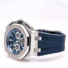 Thumbnail von Audemars Piguet Royal Oak Offshore Chronograph Blue 42 – 26480TI.OO.A027CA.01 – like NEW – 2021 Full Set
