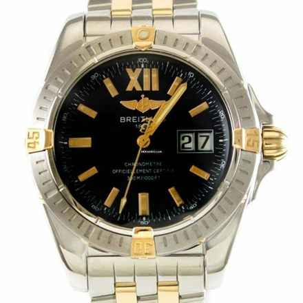  Breitling Galactic Edelstahl/Gold Big Date Automatik Ref. B49350 