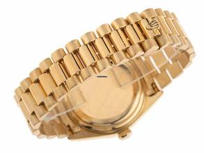 Thumbnail von Rolex Day-Date 36 Ref.18038 1979 Full Set sehr gut Vintage Day-Date open 6/9 18kt Gelbgold 125g